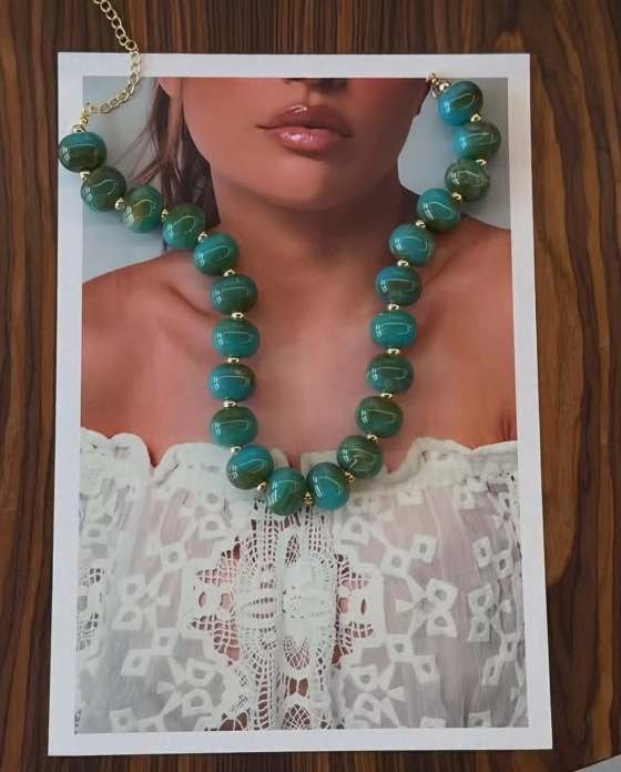 Colar Verde Mar